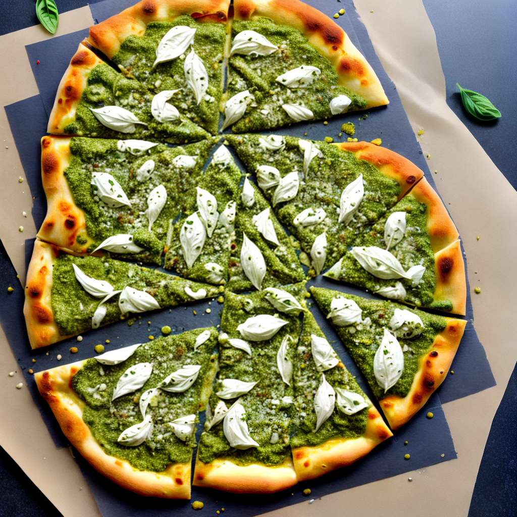 

Pesto Pizza A Delicious Combination of Herbs and Cheese
