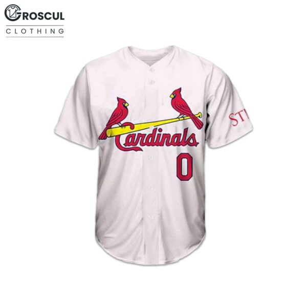 Cardinals Adult Replica Masyn Winn Home White Jersey 2025 Giveaway