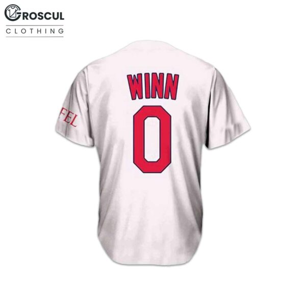 Cardinals Adult Replica Masyn Winn Home White Jersey 2025 Giveaway