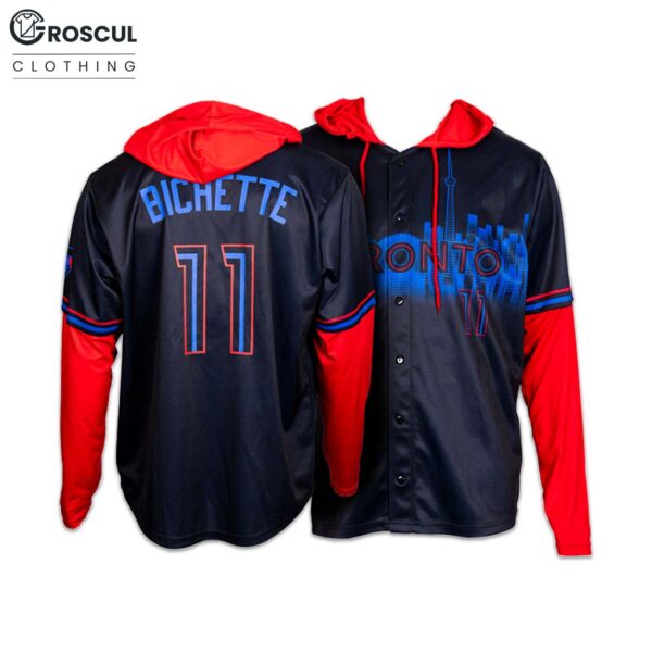 Blue Jays Bo Bichette Layered City Connect Replica Jersey 2025 Giveaway