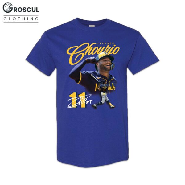 Brewers Jackson Chourio T-shirt 2025 Giveaway