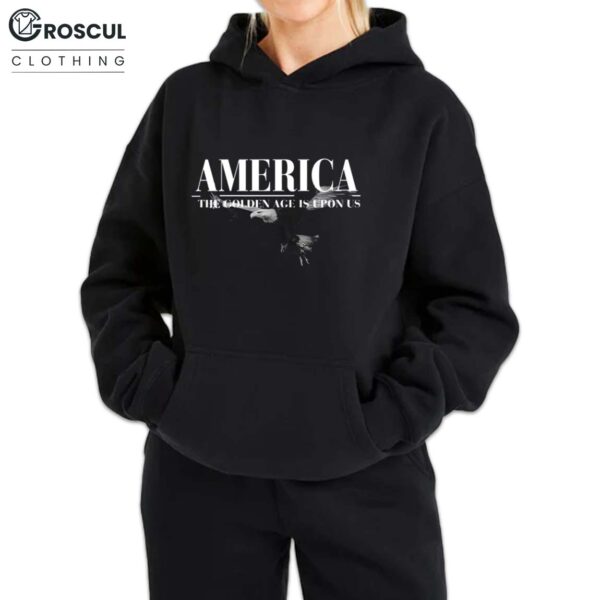 Charlie Kirk Wearing America The Golden Age Is Upon Us Shirt