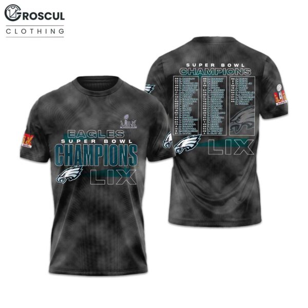 Eagles Super Bowl Champions LIX Shirt 1