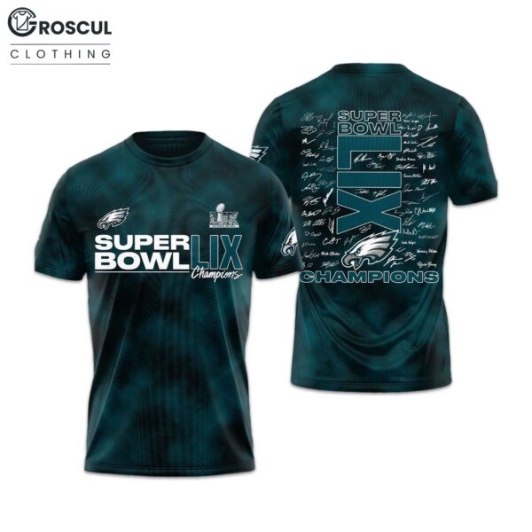 Eagles Super Bowl LIX Champions 2025 Shirt 1