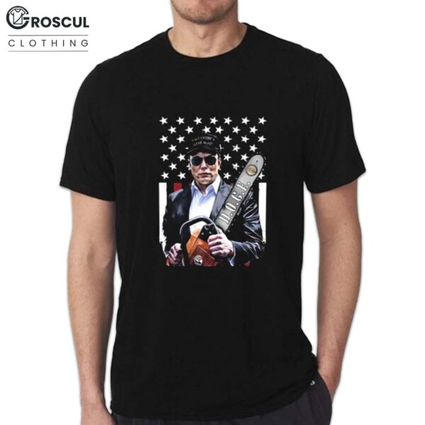 Elon Musk Chainsaw Shirt