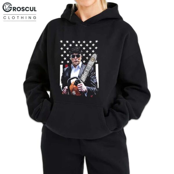 Elon Musk Chainsaw Shirt