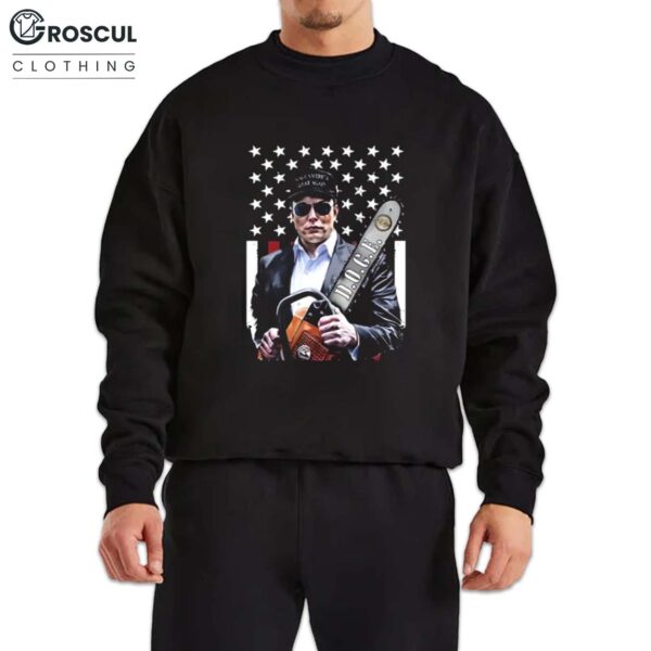Elon Musk Chainsaw Shirt