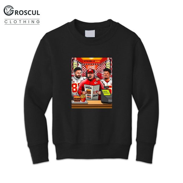 Kansas City Chiefs Triple Cheese Hungry For The 3 Peat Poster Shirt 4