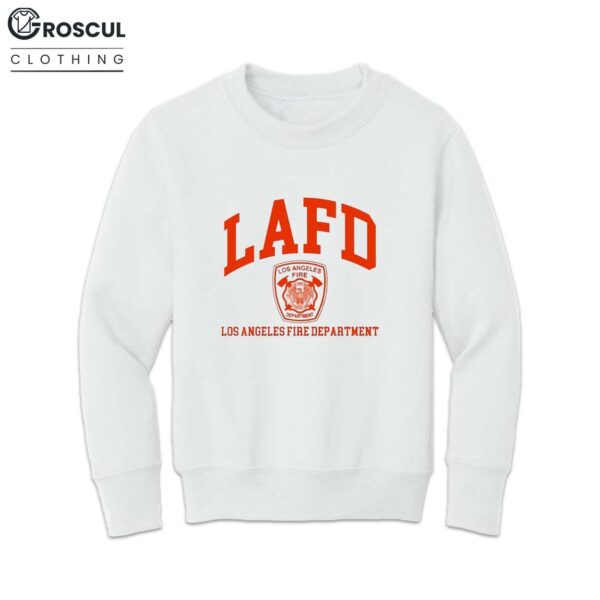 LAFD Los Angeles Fire Department Uniform Patch Logo Shirt 4