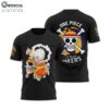 Lakers x One Piece Gear 5 Black Shirt