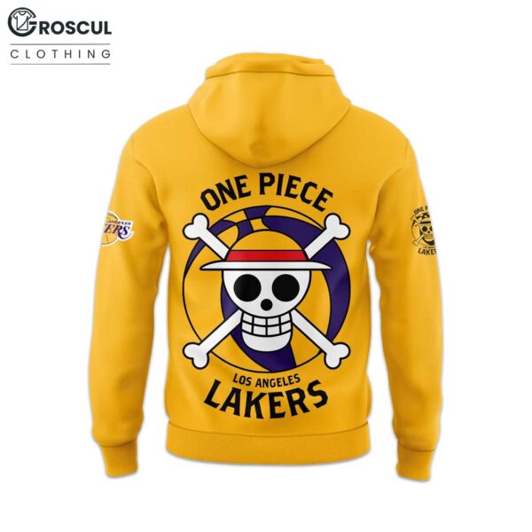 Lakers x One Piece Gear 5 Yellow Shirt
