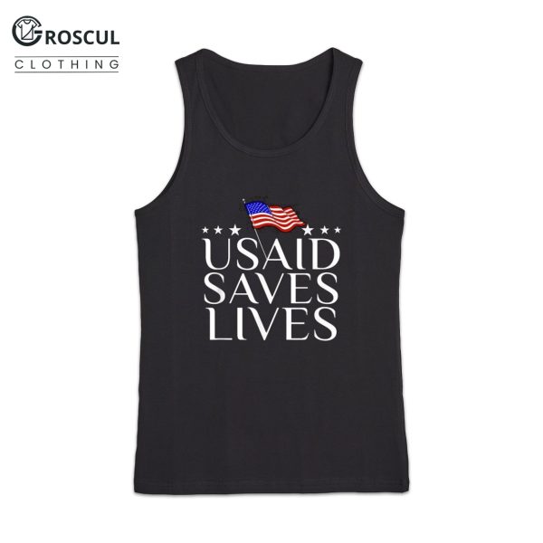 USAID Saves Lives American Flag Shirt 3
