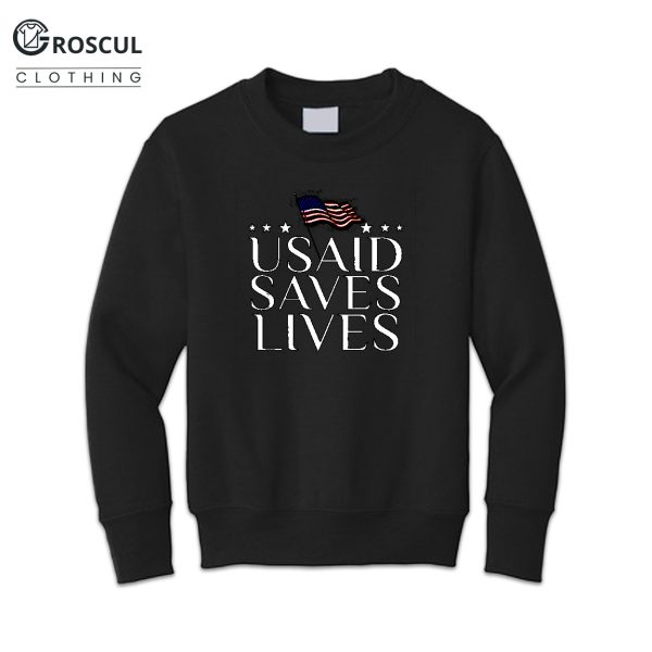 USAID Saves Lives American Flag Shirt 4