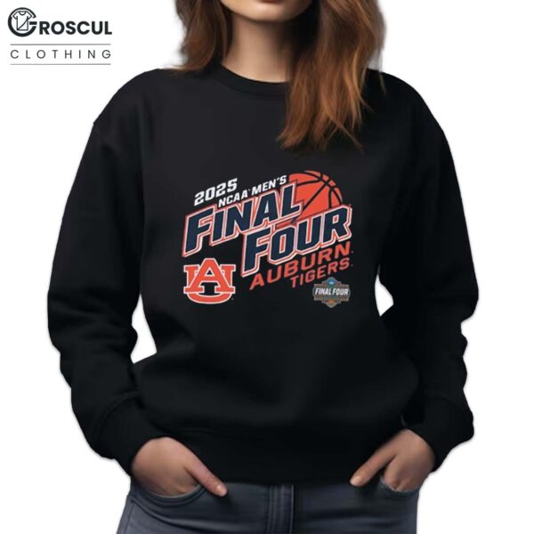 2025 NCAA Men's Final Four Auburn Tigers Shirt 4