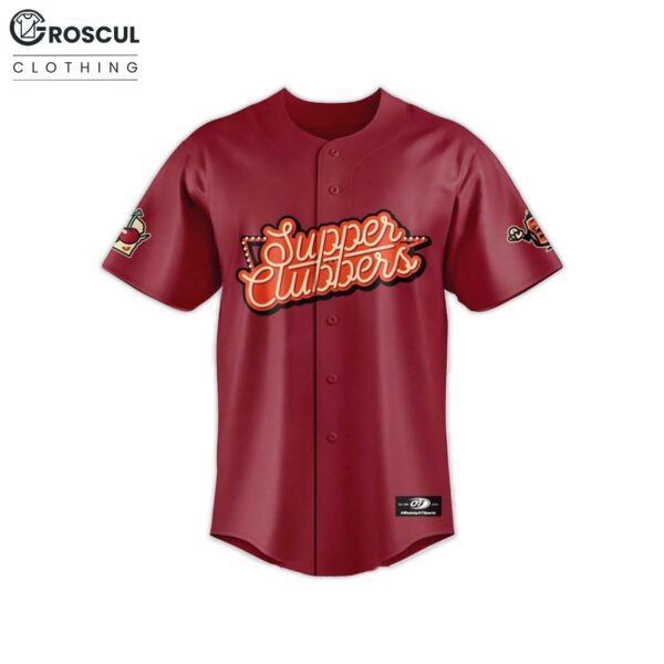 Badgers Supper Clubbers Maroon 2025 Baseball Jersey