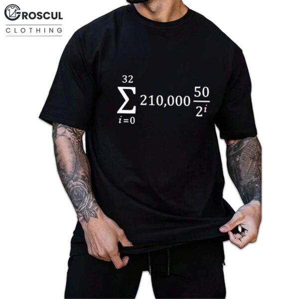 Bitcoin Supply Formula Shirt