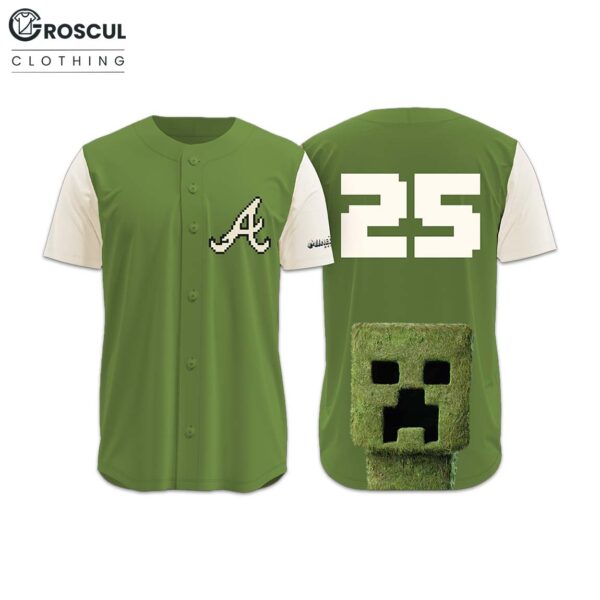 Braves A Minecraft Movie Jersey 2025 Giveaway