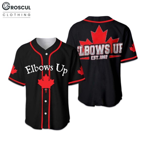 Canada Elbows Up 1867 Baseball Jersey