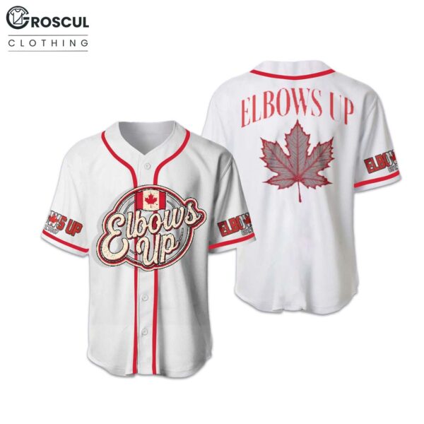 Canada Elbows Up Baseball Jersey