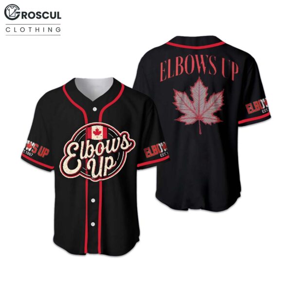 Canada Elbows Up Baseball Jersey