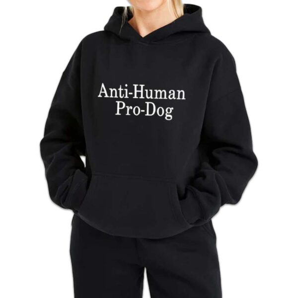 Dave Portnoy Wearing Anti Human Pro Dog Shirt