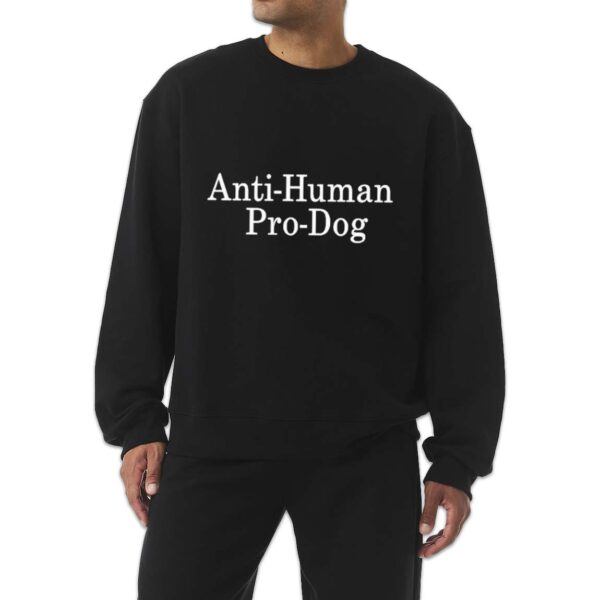 Dave Portnoy Wearing Anti Human Pro Dog Shirt