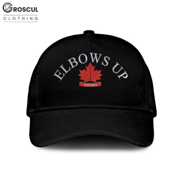 Elbows Up Canada Leaf Hat