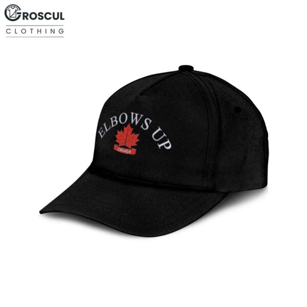 Elbows Up Canada Leaf Hat