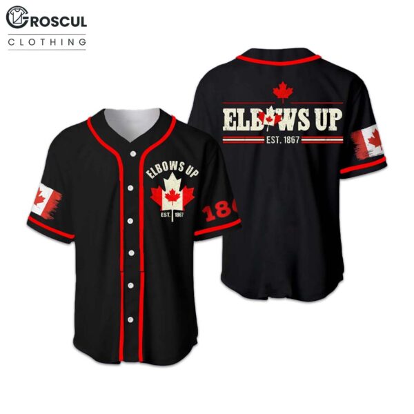 Elbows Up EST 1867 Baseball Jersey