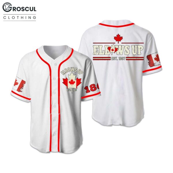 Elbows Up EST 1867 Baseball Jersey