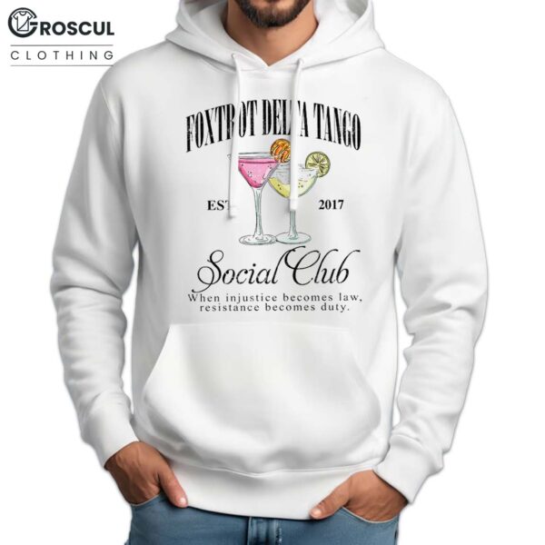 Foxtrot Delta Tango Social Club Anti-Trump Hoodie