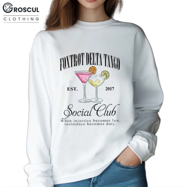 Foxtrot Delta Tango Social Club Anti-Trump Shirt 4