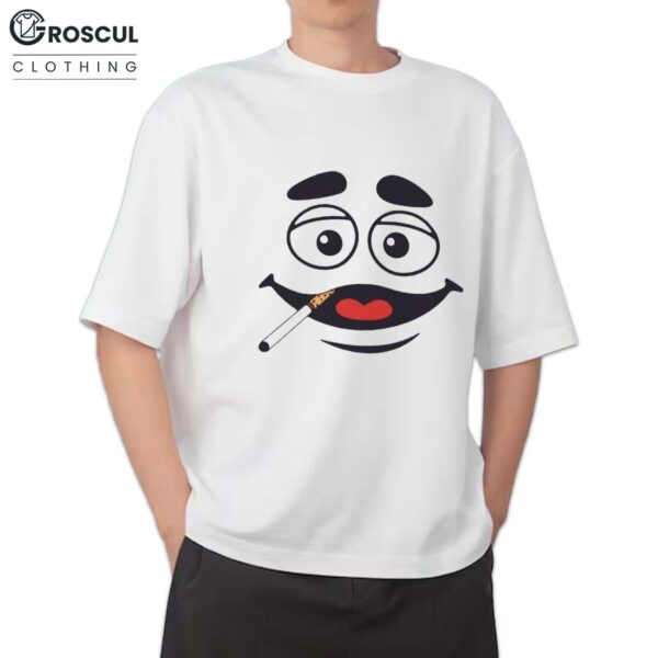 Grimace Monster Smoking Shirt
