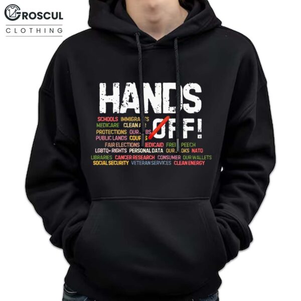 Hands Off Protest Anti-Trump Hoodie