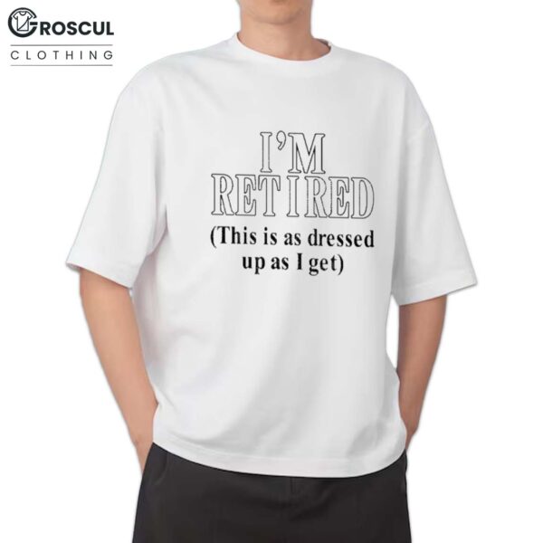 J.Cole Wearing I’m Retired This Is As Dressed Up As I Get Shirt