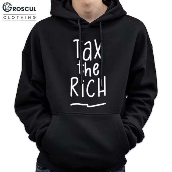 Jan Van Aken Wearing Tax The Rich Shirt