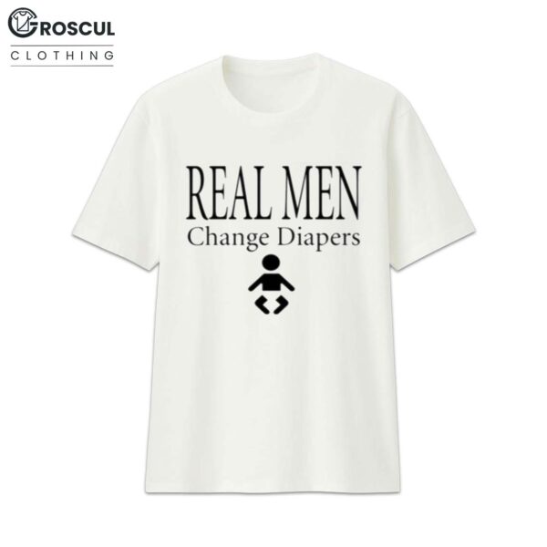 Jesse Itzler Wearing Real Men Change Diapers Shirt