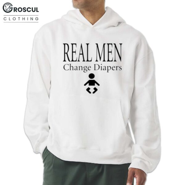 Jesse Itzler Wearing Real Men Change Diapers Shirt