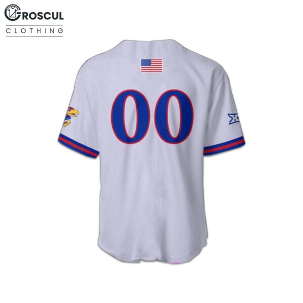 Kansas Jayhawk Baseball Uniform 2025 Baseball Jersey