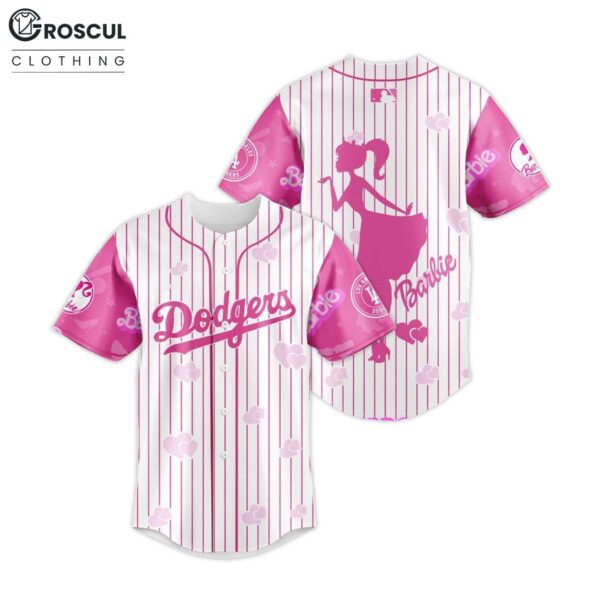 LA Dodgers Barbie Night Game 2025 Baseball Jersey