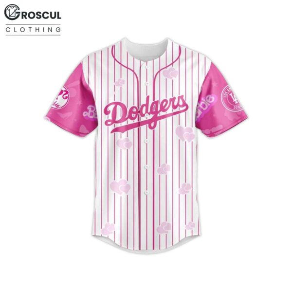 LA Dodgers Barbie Night Game 2025 Baseball Jersey