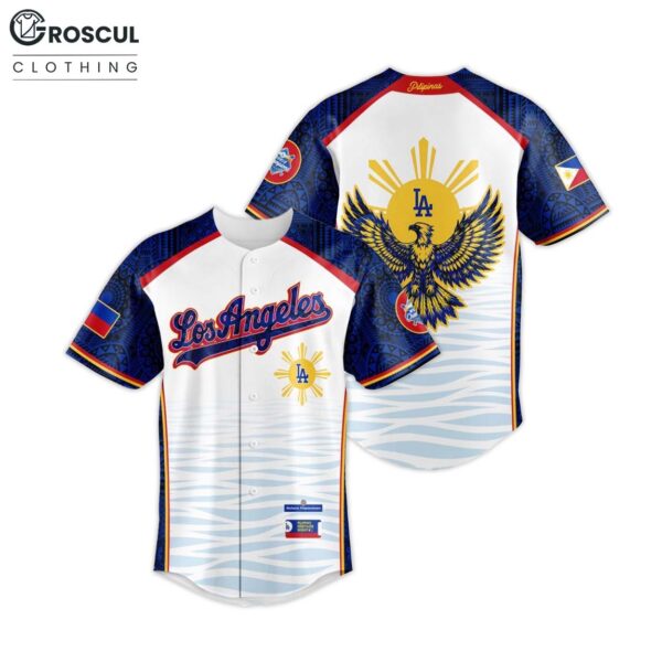 LA Dodgers Filipino Heritage Night 2025 Baseball Jersey