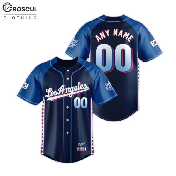 LA Dodgers Korean Heritage Night 2025 Baseball Jersey