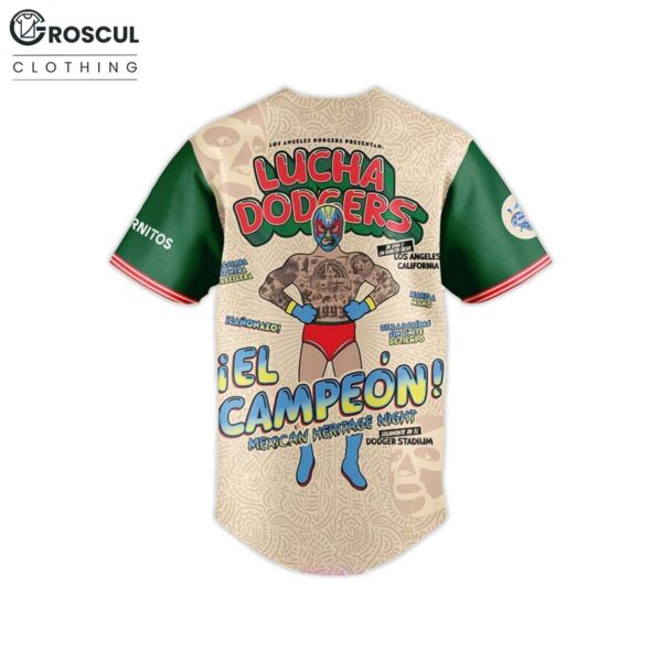 LA Dodgers Mexican Heritage Night 2025 Baseball Jersey