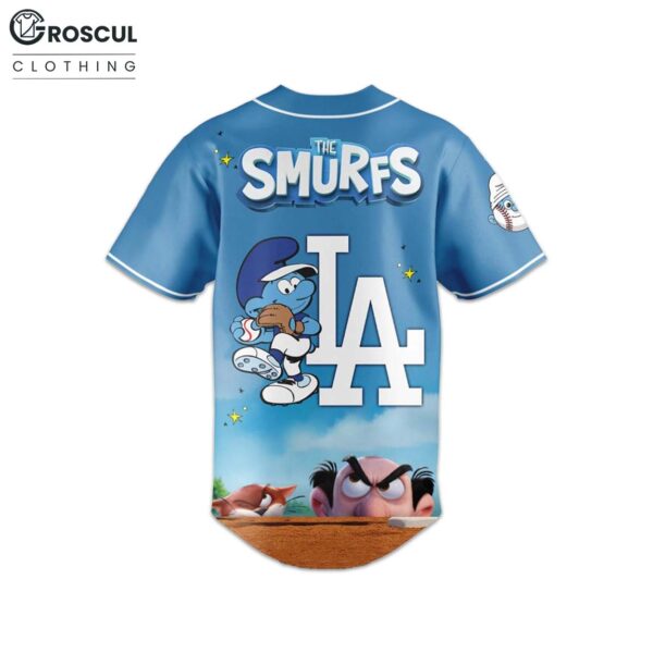 LA Dodgers The Smurf Night 2025 Baseball Jersey