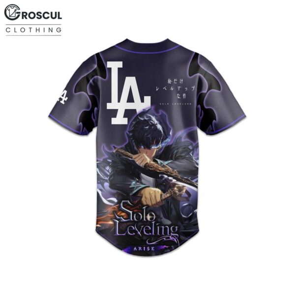 LA Dodgers x Solo Leveling 2025 Baseball Jersey