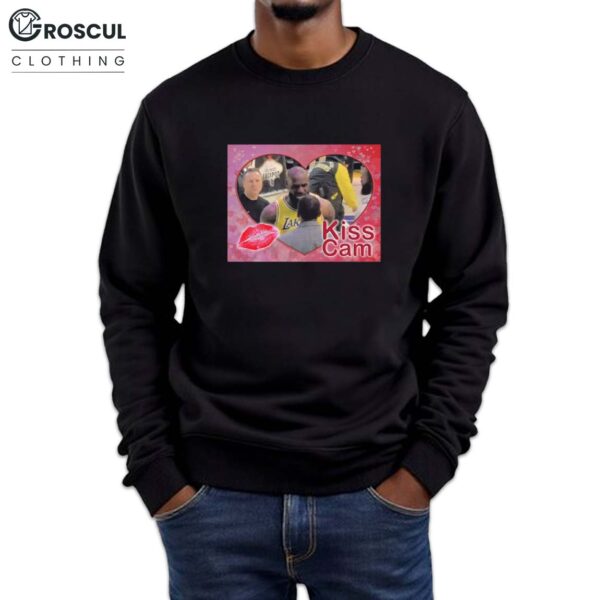 Lakers Lebron James Kiss Cam Shirt 4