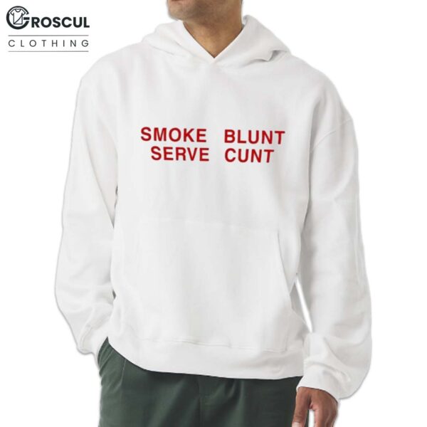 Lexi Love Wearing Smoke Blunt Serve Cunt Shirt