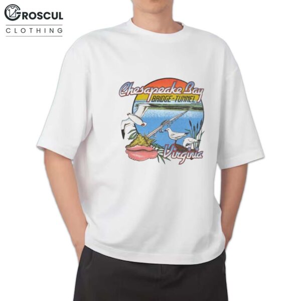 Lochlan Ratliff The White Lotus 80s Chesapeake Bay Bridge-tunnel Shirt