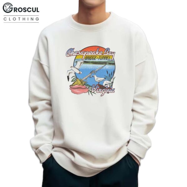 Lochlan Ratliff The White Lotus 80s Chesapeake Bay Bridge-tunnel Shirt
